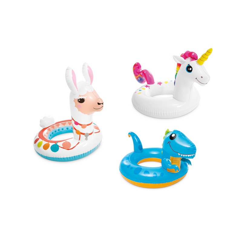 Boias Inflável Animais Coloridos - Intex 59221 - Mom & Baby