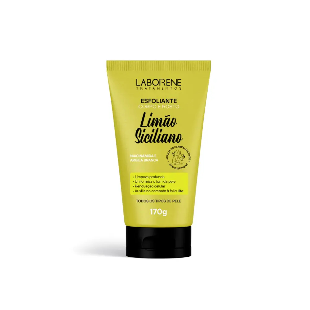 Esfoliante Corporal E Facial Limão Siciliano Laborene 170g
