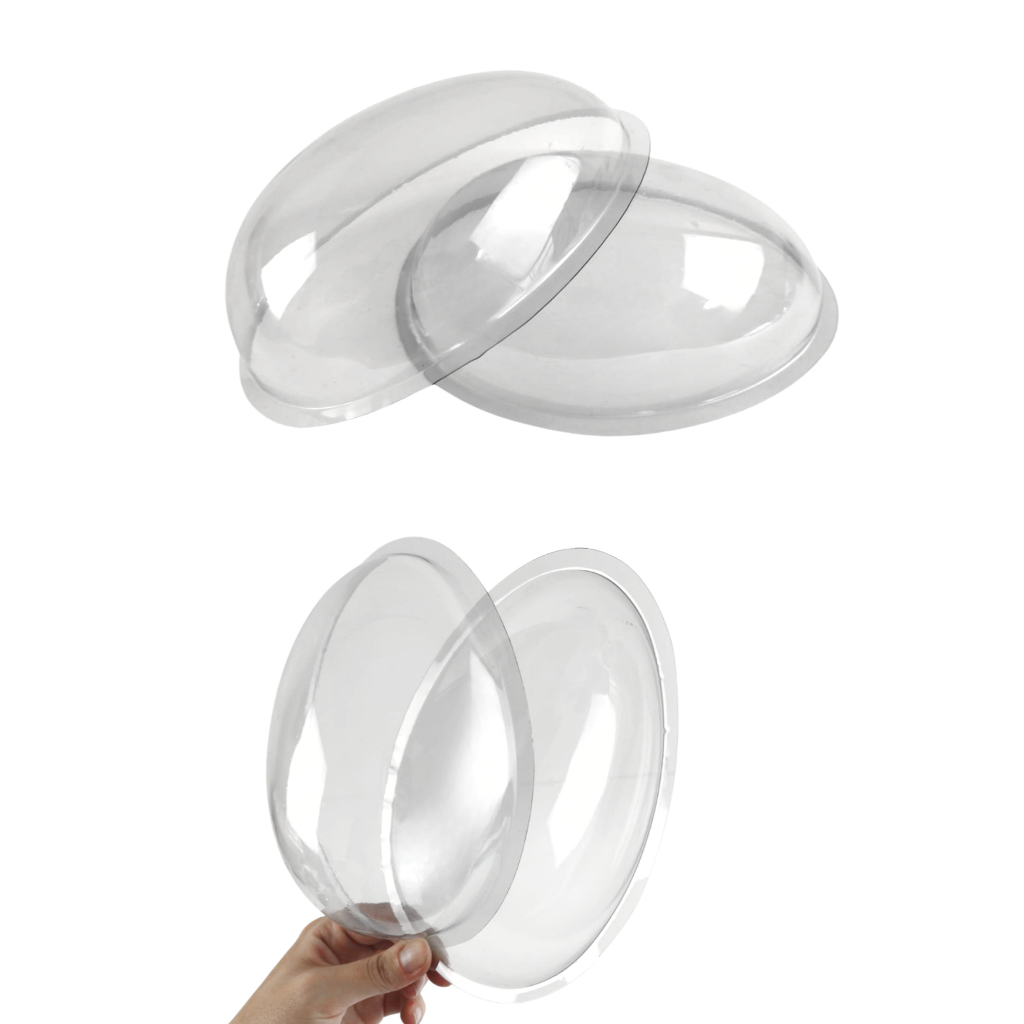 Blister Casca Ovo de Páscoa 500g Pct c/ 20 -  Forma para ovo de chocolate - Berço para ovo de colher em Oferta na Shopee