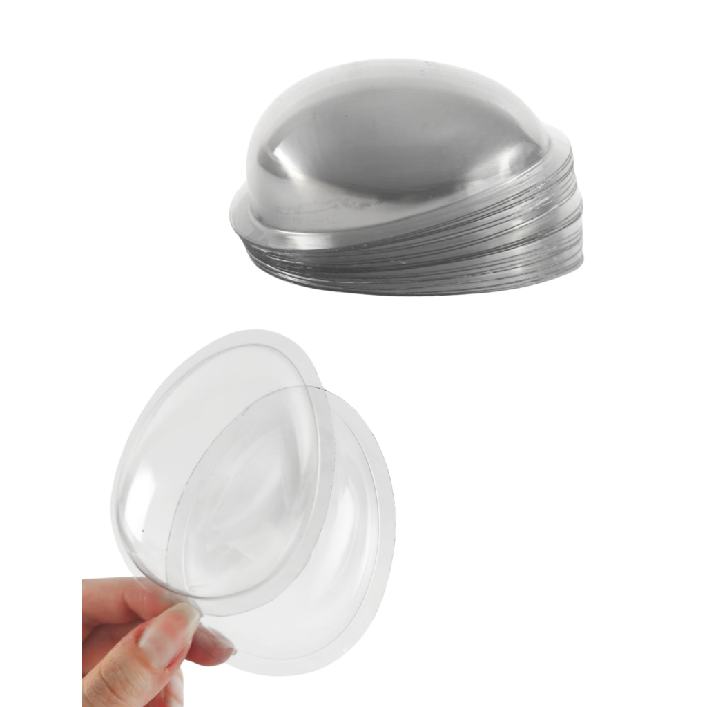 Blister Casca Ovo  100g Pct c/ 20 - Forma para ovo de Páscoa chocolate - Berço para ovo de colher em Oferta na Shopee