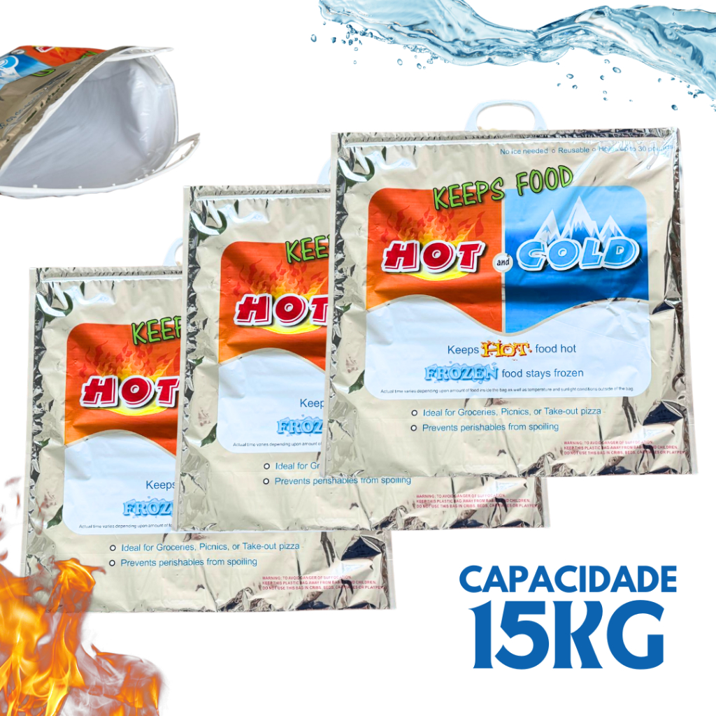 Kit 3 Sacola Termica De Grande Capacidade Adequado Para Viagens Ao Ar Livre Na Praia