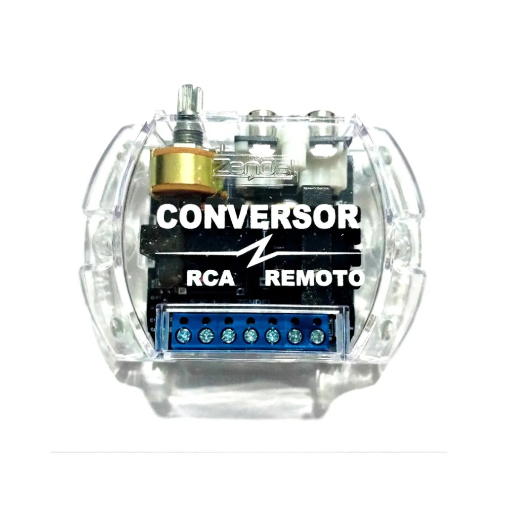 Conversor Rca Remoto Zendel Filtro Anti Ruido Som Automotivo em Oferta na Shopee