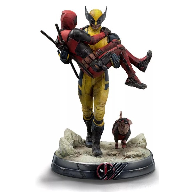 ESTÁTUA DEADPOOL AND WOLVERINE - MARVEL - ART SCALE 1/10 - IRON STUDIOS