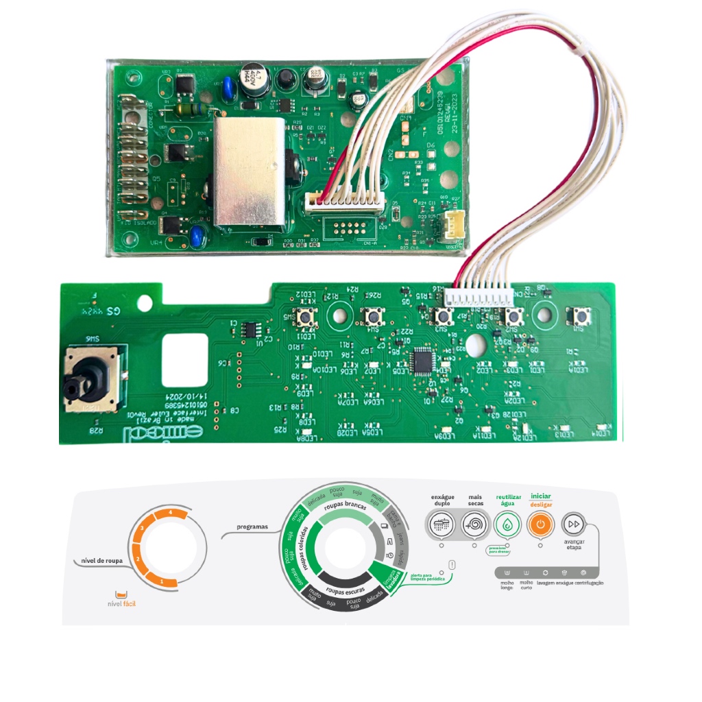 Kit Placa Para Lavadora Consul Facilite 10kg Cwc10 Cwg11