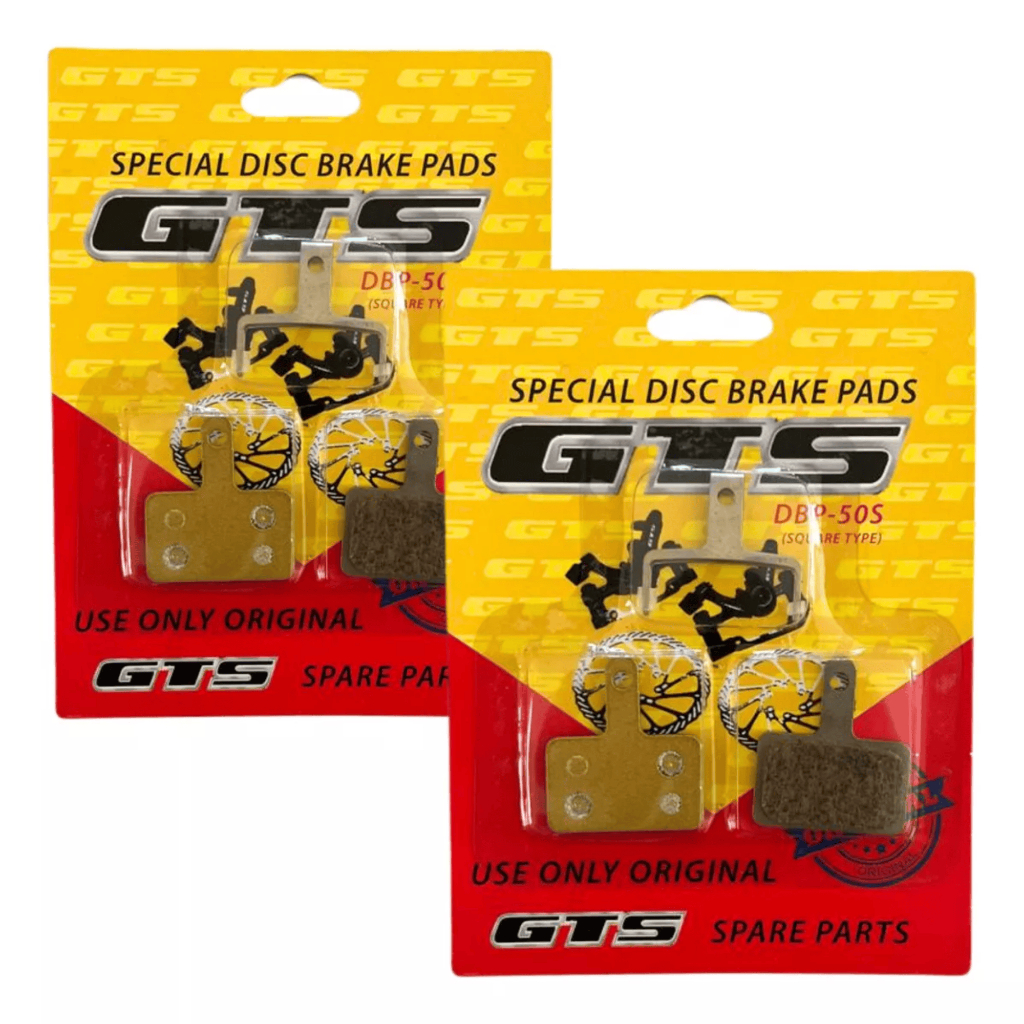 2 Pares Pastilha Freio A Disco GTS  Compatível Shimano Mt200/m375/m445