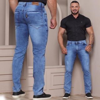 Calça jeans Masculina com Lycra Linha Premium  Alta Qualidade em Oferta na Shopee