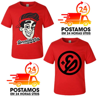 Camiseta Infantil Enaldinho Youtuber Desenho 100% Algodão DTF em Oferta na Shopee