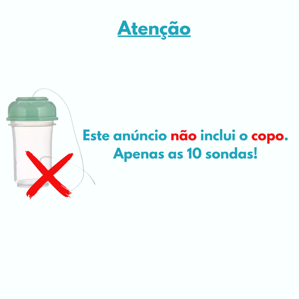 10 Sondas Tubo Extensor Para Relactação Amamentação E Suplementação — imagem 2 de 2