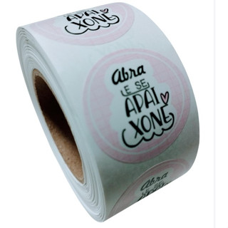 Etiquetas Adesivas Abra e se apaixone TAMANHO 3 CM em Oferta na Shopee