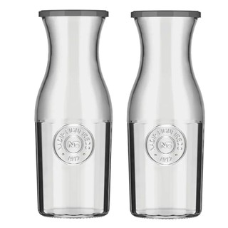 Jarra De Vidro Nadir 1,2L Com Tampa – Modelo Vintage Americano