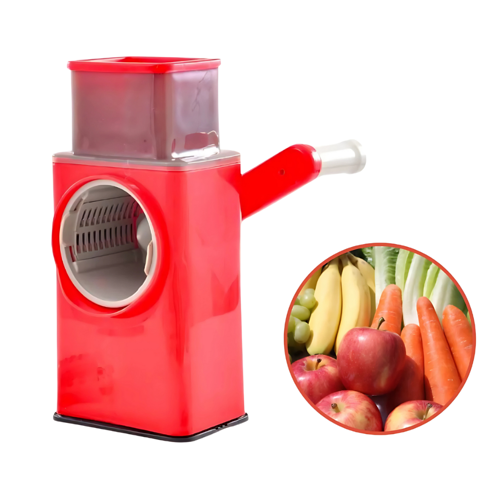 Cortador Triturador Picador Fatiador Ralador Legumes Queijo Processador Multifunção 5 Em 1 Aço Inox