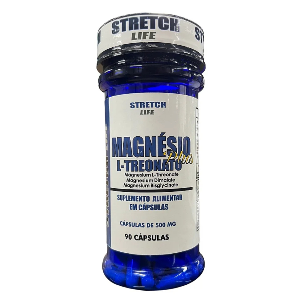 Magnésio L-Treonato Plus 90 Cápsulas - Stretch Life