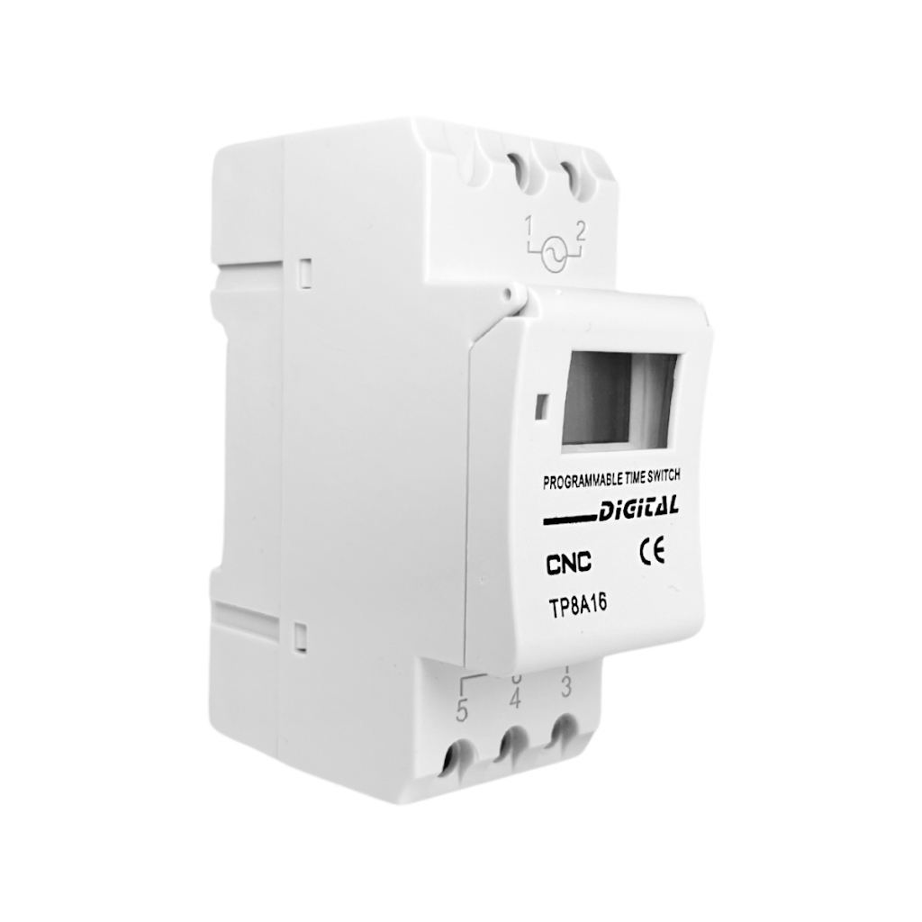 Timer 220V Modelo (Tp8A16) 16A 1 Min - 168 Horas Cnc