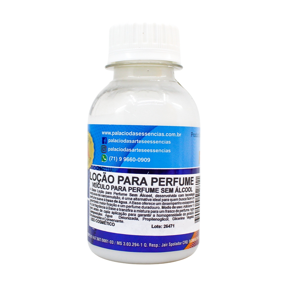 Base Loção para Perfume (Veículo para Perfume sem Álcool) – 90 ml