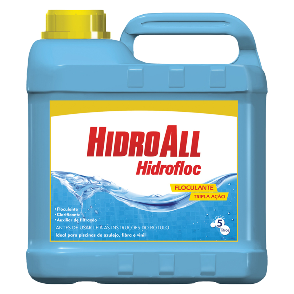 Clarificante Hidrofloc HidroAll - 5 L em Oferta na Shopee