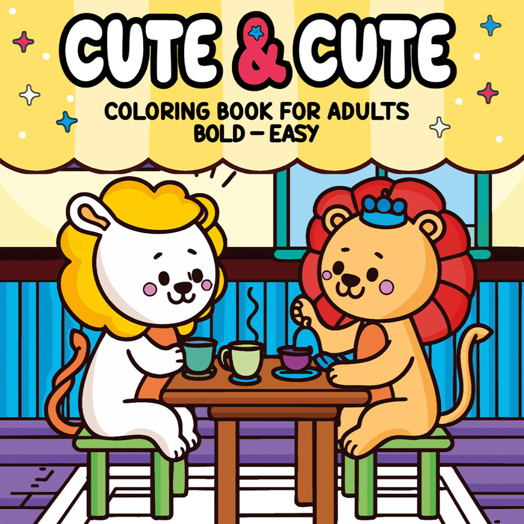 Cute & Cute - Coloring Book for Adults