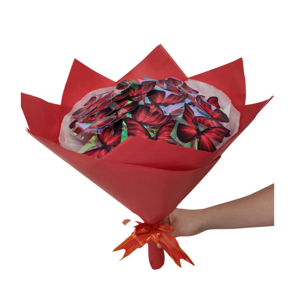 Materiais Criativos Fabricação Buquê Borboletas Led pra Presente 20 borboletas iluminadas em Oferta na Shopee