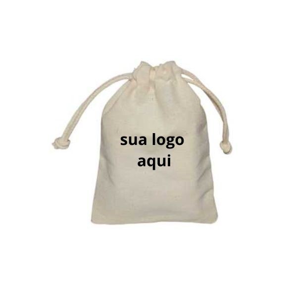 KIT Saquinho de Algodão 09x12 Cordão Embutido / Arte Própria -10 uni - em Oferta na Shopee