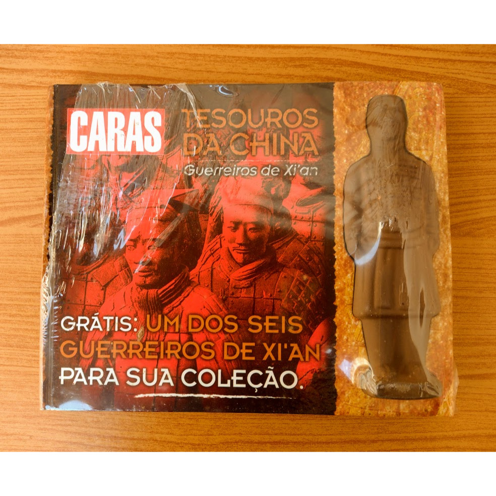 Tesouros da China - Com  Bonecos Guerreiros de Xian  - Escolha o título