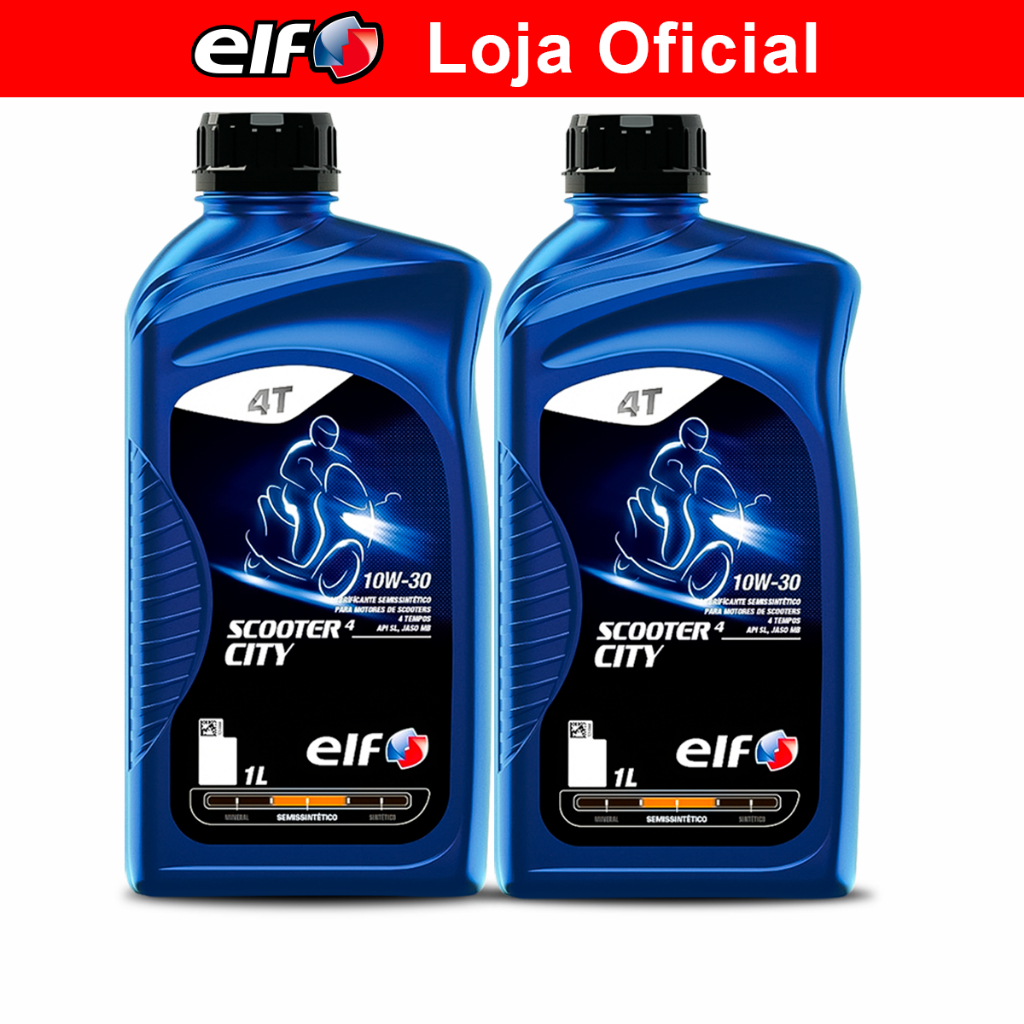 Kit 2x óleo para Scooter 10W-30 Semi-sintético Elf Scooter 4 City - Spare Parts and Accessories for Vehicles