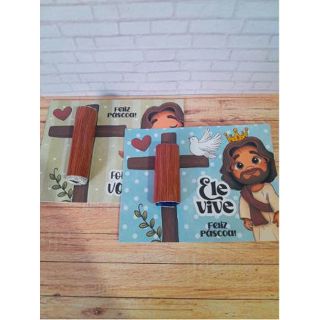 (ENVIO RÁPIDO) CARD PARA BATOM OU BIS - LEMBRANCINHA PARA PÁSCOA CRISTÃ - MINISTÉRIO INFANTIL - ESCOLA CRISTÃ - CRIANÇA em Oferta na Shopee