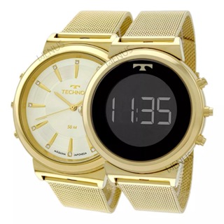 Relógio De Pulso Feminino Analógico E Digital Technos Original em Oferta na Shopee