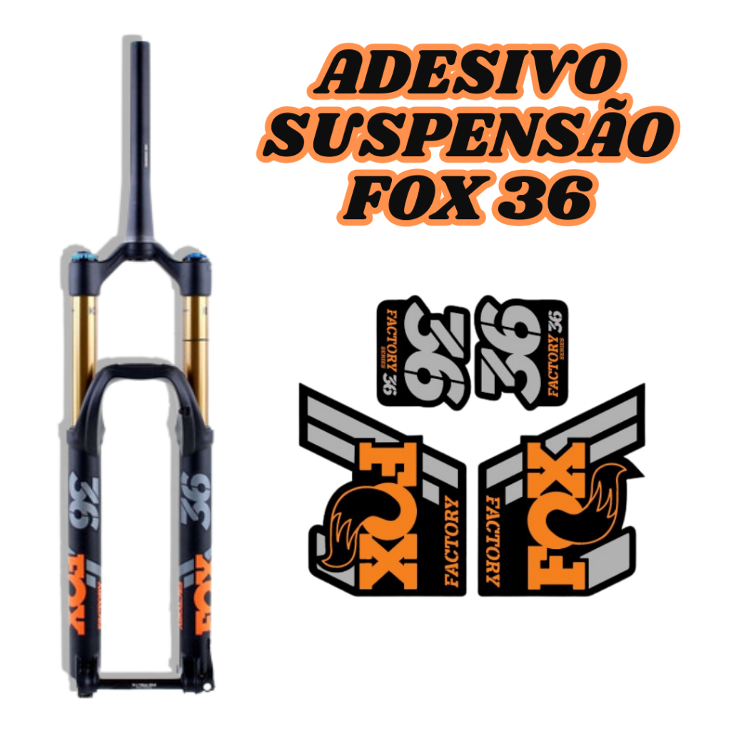 Adesivos Para Suspensão Fox 36 Decalque Adesivo Garfo Mtb Bike - Diversas Cores