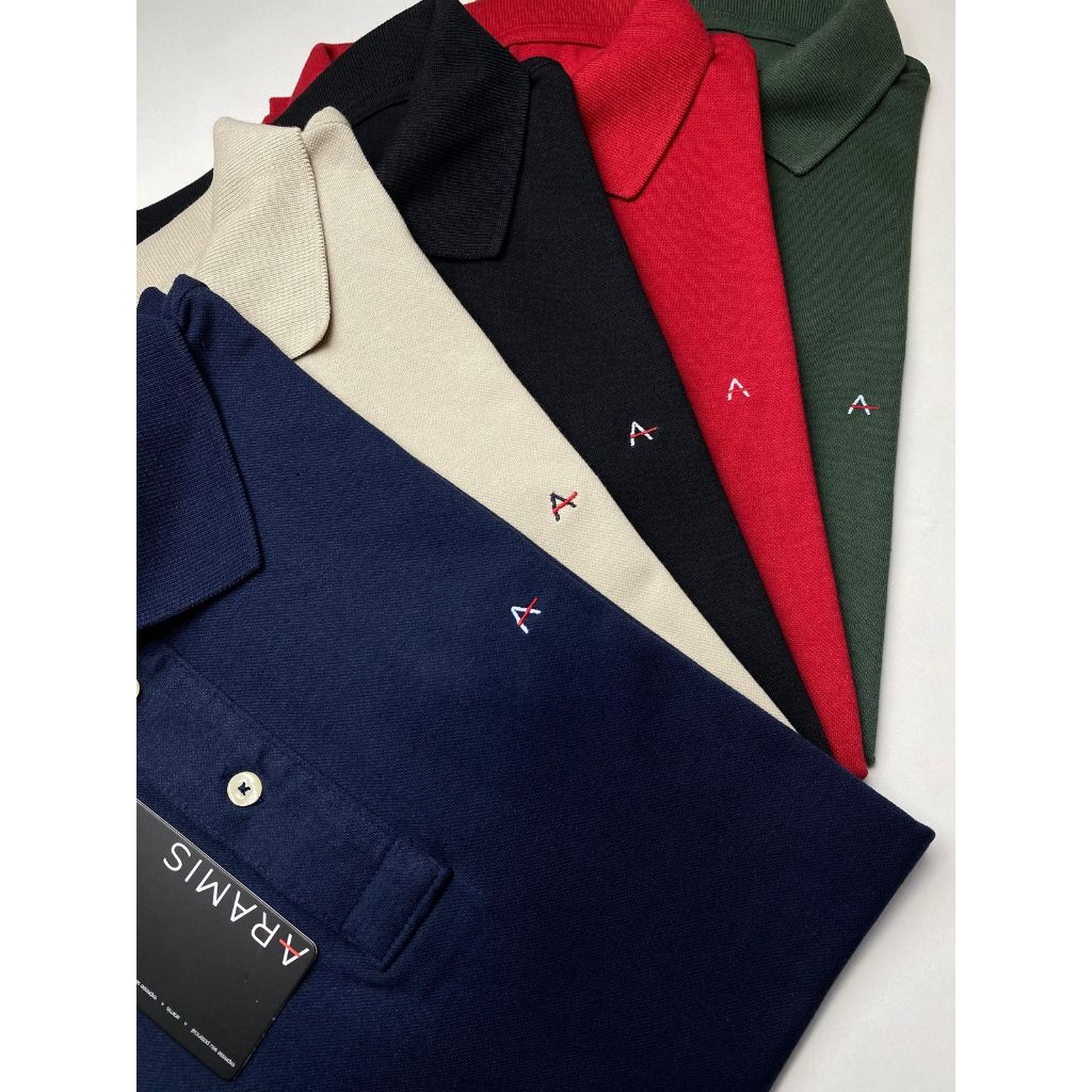Camisa Polo Premium Algodão Duplo Lançamento com Elastano Fit Deluxe em Oferta na Shopee