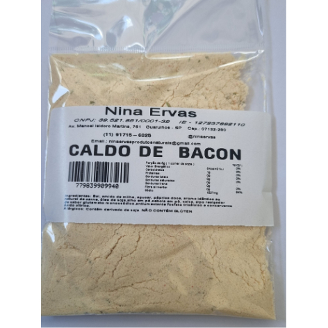 Caldo de Bacon Pacote Com (1kg).