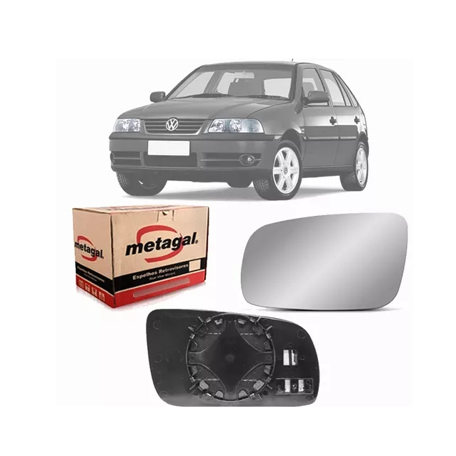 Vidro Lente Retrovisor Gol G3 G4 2000 A 2009 Lado Esquerdo em Oferta na Shopee