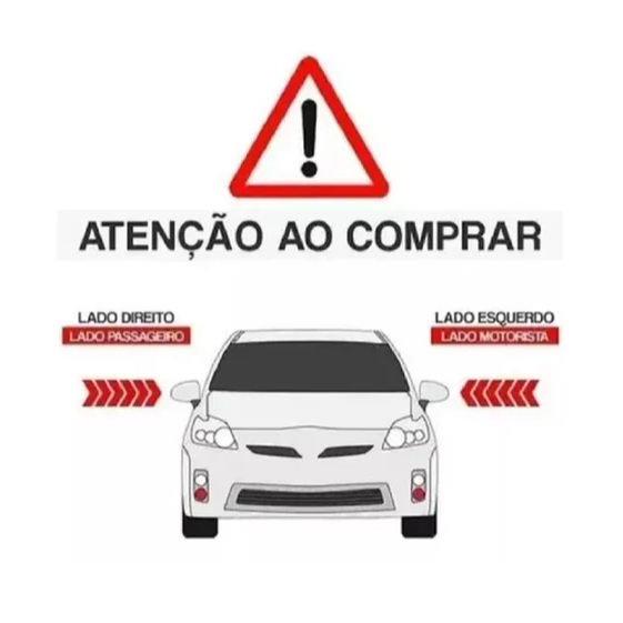 Vidro Lente Retrovisor Gol G3 G4 2000 A 2009 Lado Esquerdo