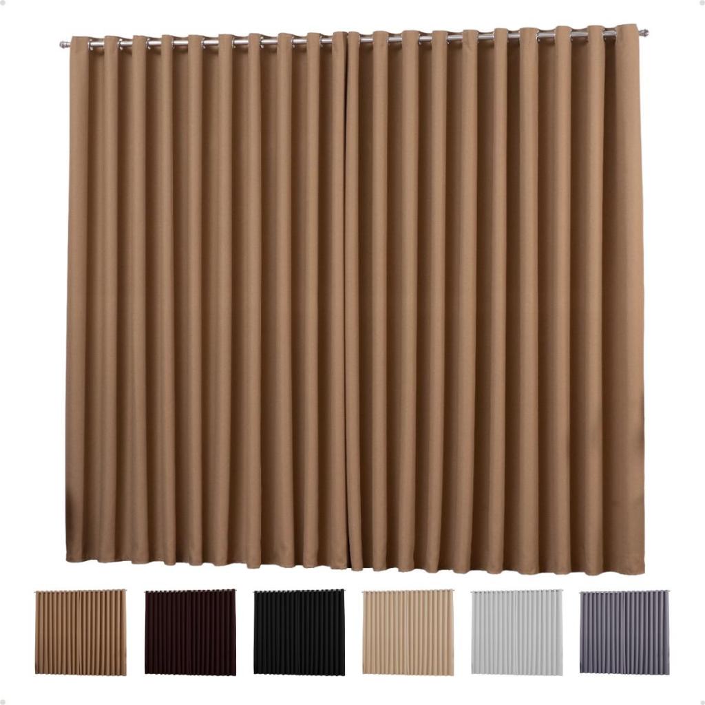 Cortina Blackout Blecaute Em Tecido Grosso Quarto E Sala 2,80x2,30 Corta Luz