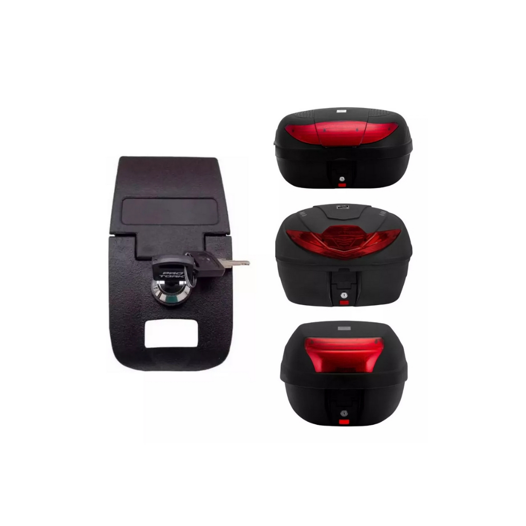 Fechadura Tranca Trava Para Bau Bauleto Smartbox 28l 35l 45l