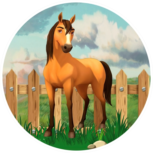 Capa Para Painel Redondo Tema Spirit Festa Decoração Tecido Sublimado em Oferta na Shopee