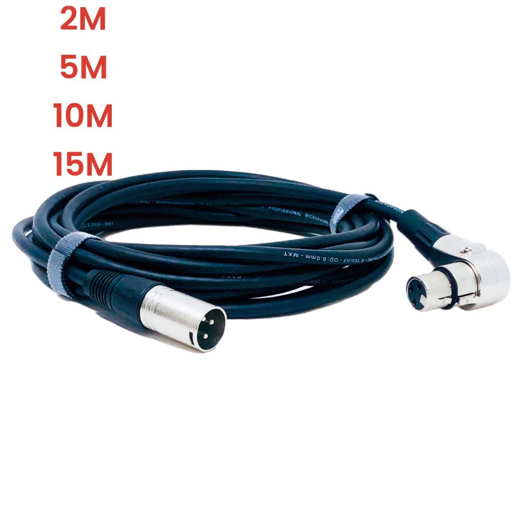 Cabo Microfone Xlr Canon Macho X Femea 90 Graus Balanceado Dmx Bm800 em Oferta na Shopee
