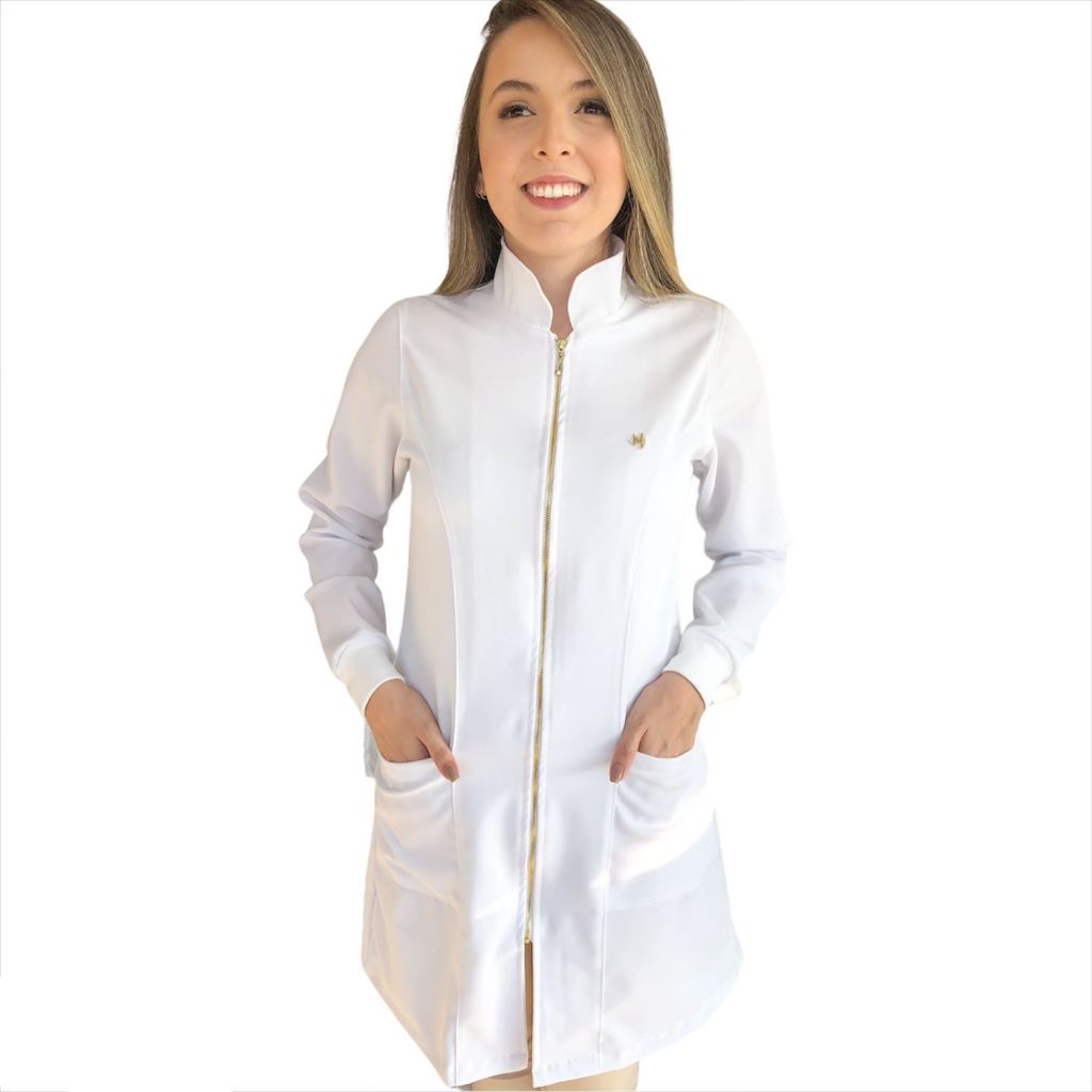 JALECO FEMININO PREMIUM COM ELASTANO em Oferta na Shopee