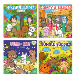 Kit Livros de colorir - Comfy & Cute