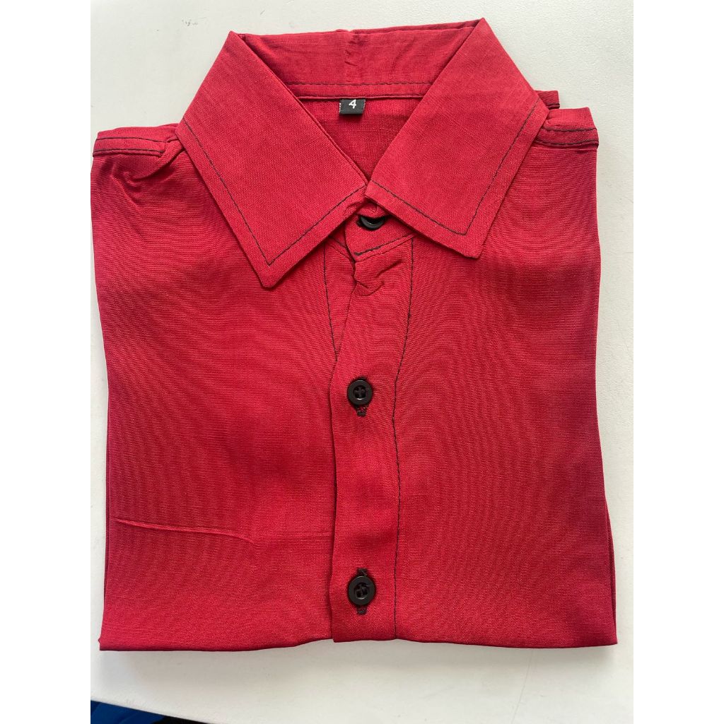 Camisa Social Manga Curta Infantil/Juvenil Para Festas Casamentos Batizados Eventos Confortáveis em Oferta na Shopee