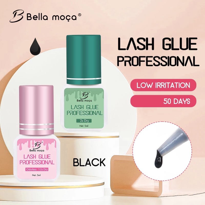Bella Moça Cola Profissional Para Cílios 1s Adesivo Líquido De Secagem Rápida 5ml em Oferta na Shopee