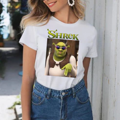 CAMISETA CAMISA BLUSA TSHIRT FILME DESENHO ANIMADO SHREK TENDENCIA ESTILOSA MODA FEMININA