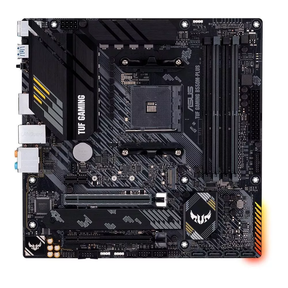 Placa-Mãe AMD AM4 Asus TUF GAMING B550M-Plus - 90MB14A0-C1BAY0