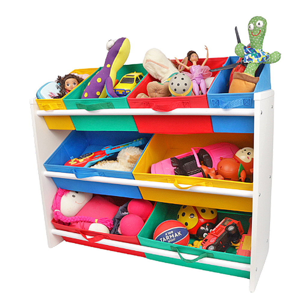 Organizador Porta Brinquedo Quarto Montessoriano Colorido em Oferta na Shopee