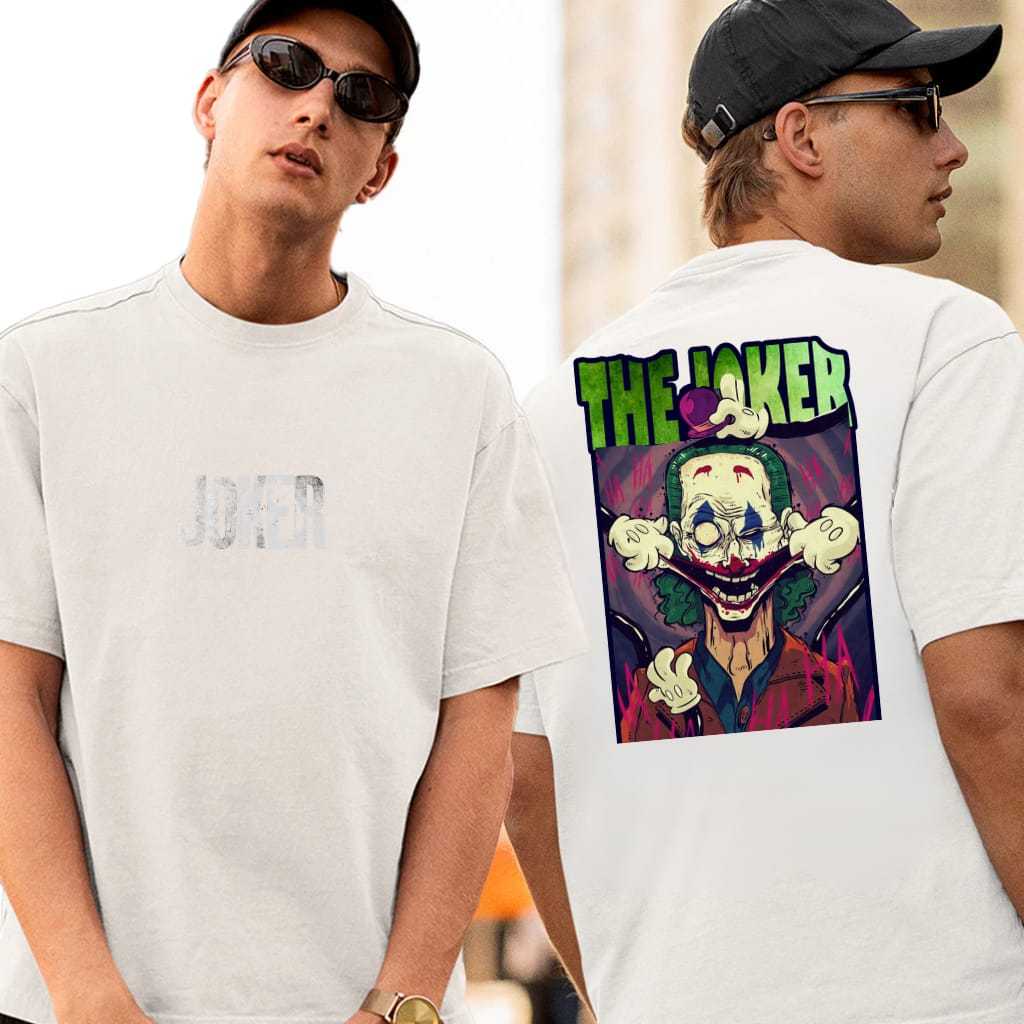 Camisa Camiseta Oversized Streetwear Lançamento Premium Coringa Joker Confortável 100% Algodão
