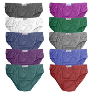 Kit 10 Cueca Slip Cuecas 100% Algodão Masculina Tradicional em Oferta na Shopee