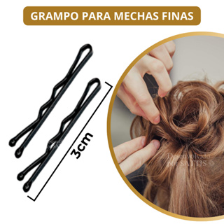Mini Grampo 3cm Para Mechas Finas Facil de Esconder - Rafael Gasparim - Com to Poder de Tração em Oferta na Shopee
