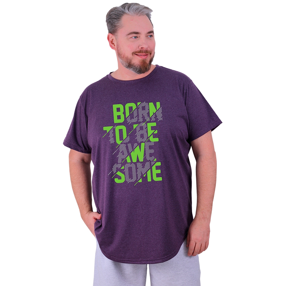 Camiseta Longline Plus Size Mxd Conceito Caveiras e Letreiros Casual Básica