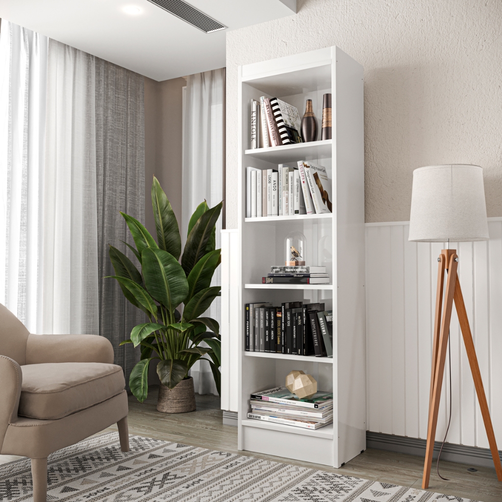 ***QUEIMA DE ESTOQUE*** Livreiro Organizador Multifuncional 4 Prateleiras Bipartido Fácil Montagem