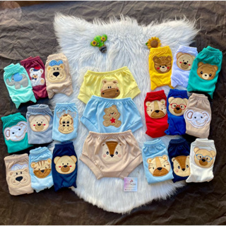 Tapa fralda short bebê menino tapa fralda recém nascido roupas de bebê kit 3 em Oferta na Shopee