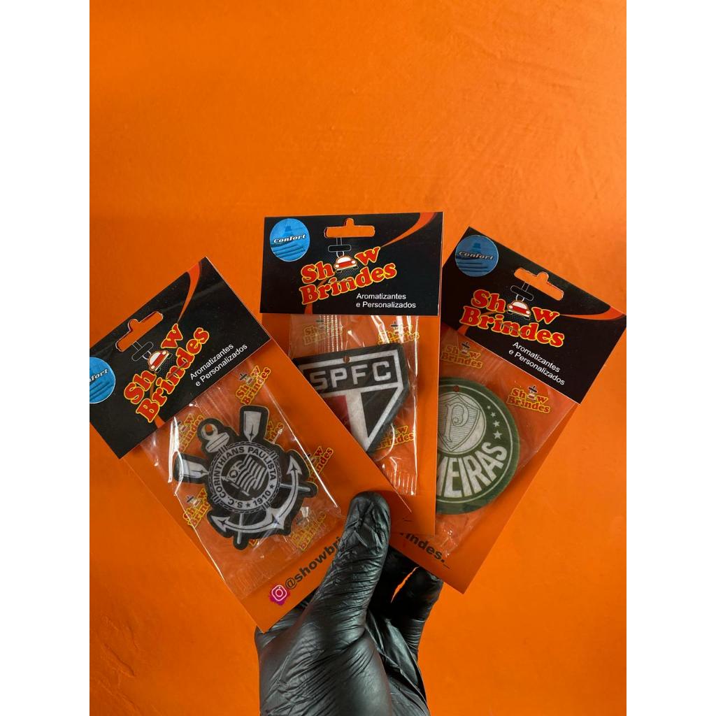 Cheirinho para carro/Aromatizante Automotivo unid. Times Paulistas em Oferta na Shopee