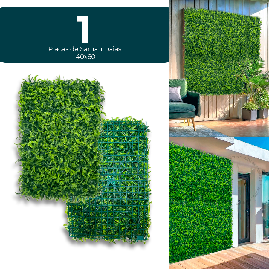 Placa Samambaia Vertical 40x60 em Oferta na Shopee